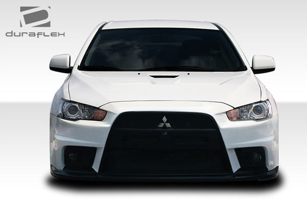 Extreme Dimensions Duraflex Evo X Look Hood Compatible With 2008-2017 Mitsubishi Lancer - 1 Piece - 106958