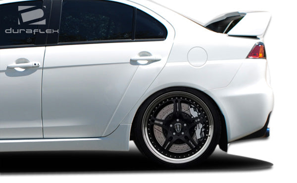 Extreme Dimensions Duraflex Evo X Look Rear Fender Compatible With 2008-2017 Mitsubishi Lancer - 4 Piece - 106957
