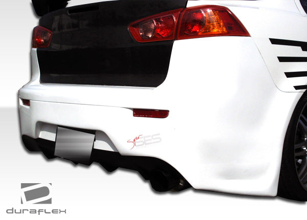 Extreme Dimensions Duraflex GT Concept Rear Bumper Cover Compatible With 2008-2017 Mitsubishi Lancer - 1 Piece - 103944