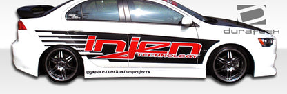 Extreme Dimensions Duraflex GT Concept Side Skirts Compatible With 2008-2017 Mitsubishi Lancer - 2 Piece - 103943