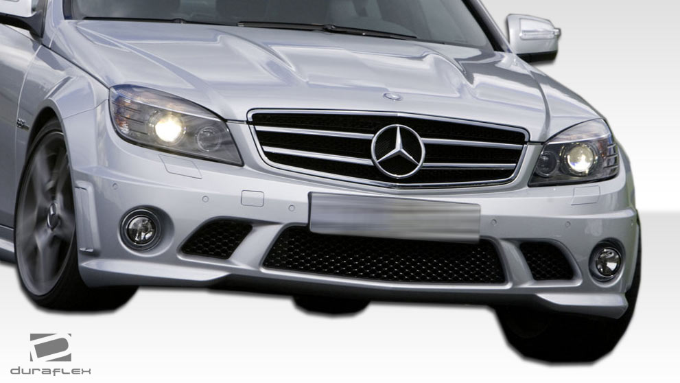 Extreme Dimensions Duraflex C63 Look Front Bumper Cover Compatible With 2008-2011 Mercedes C Class - 1 Piece - 107191