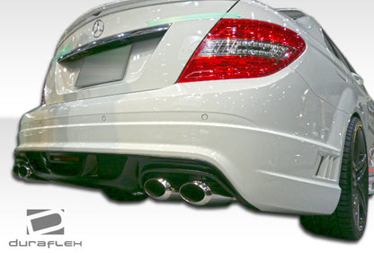 Extreme Dimensions Duraflex W-1 Rear Bumper Cover Compatible With 2008-2014 Mercedes C Class - 1 Piece - 106107