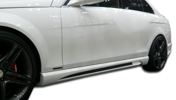 Extreme Dimensions Duraflex W-1 Side Skirts Compatible With 2008-2014 Mercedes C Class - 2 Piece - 106106