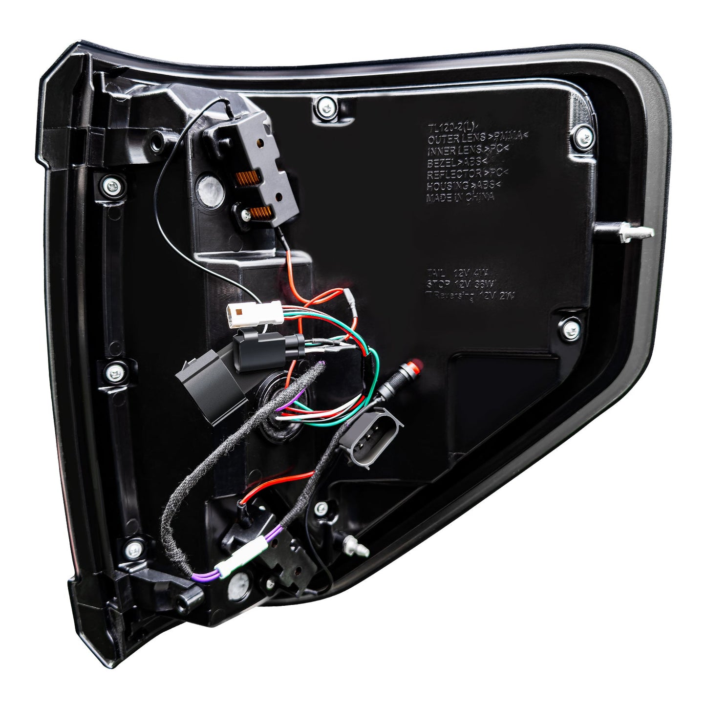 OPT7 Full-Width Strip Cross LED Tail Light with Sequential Red or Yellow Signal for 12th Gen 09-14 Ford F150 (Inspired from New Ford F-150 Lighting)