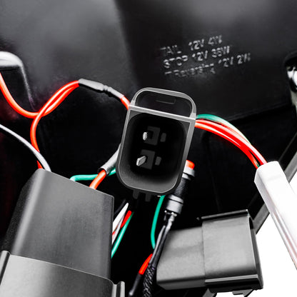 OPT7 Full-Width Strip Cross LED Tail Light with Sequential Red or Yellow Signal for 12th Gen 09-14 Ford F150 (Inspired from New Ford F-150 Lighting)