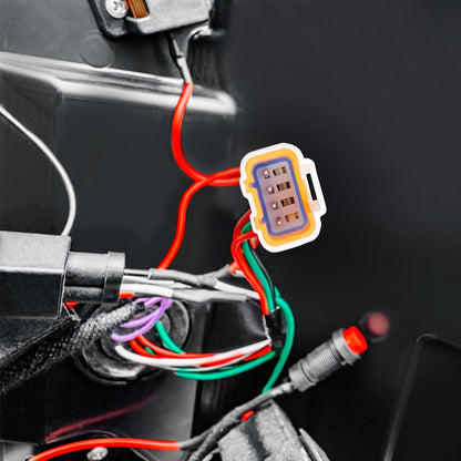 OPT7 Full-Width Strip Cross LED Tail Light with Sequential Red or Yellow Signal for 12th Gen 09-14 Ford F150 (Inspired from New Ford F-150 Lighting)