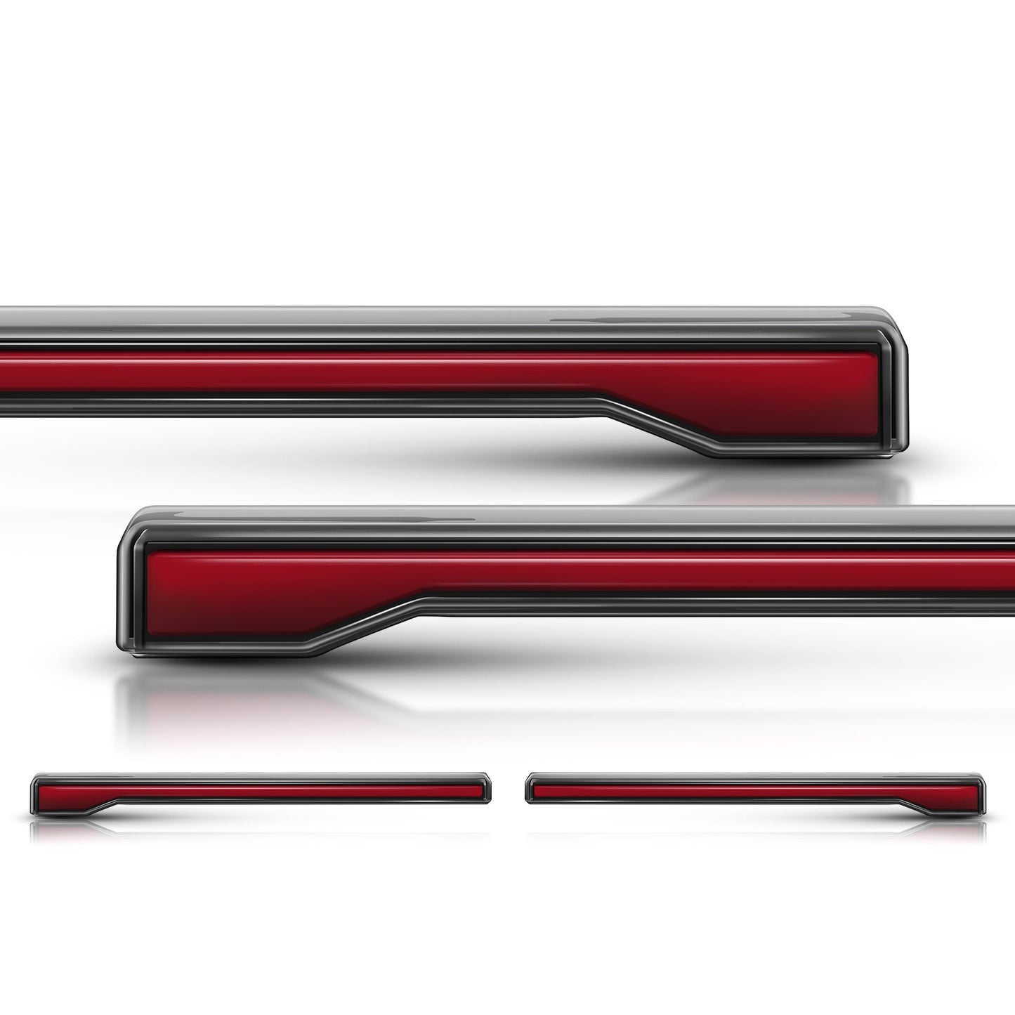 OPT7 Full-Width Strip Cross LED Tail Light with Sequential Red or Yellow Signal for 12th Gen 09-14 Ford F150 (Inspired from New Ford F-150 Lighting)