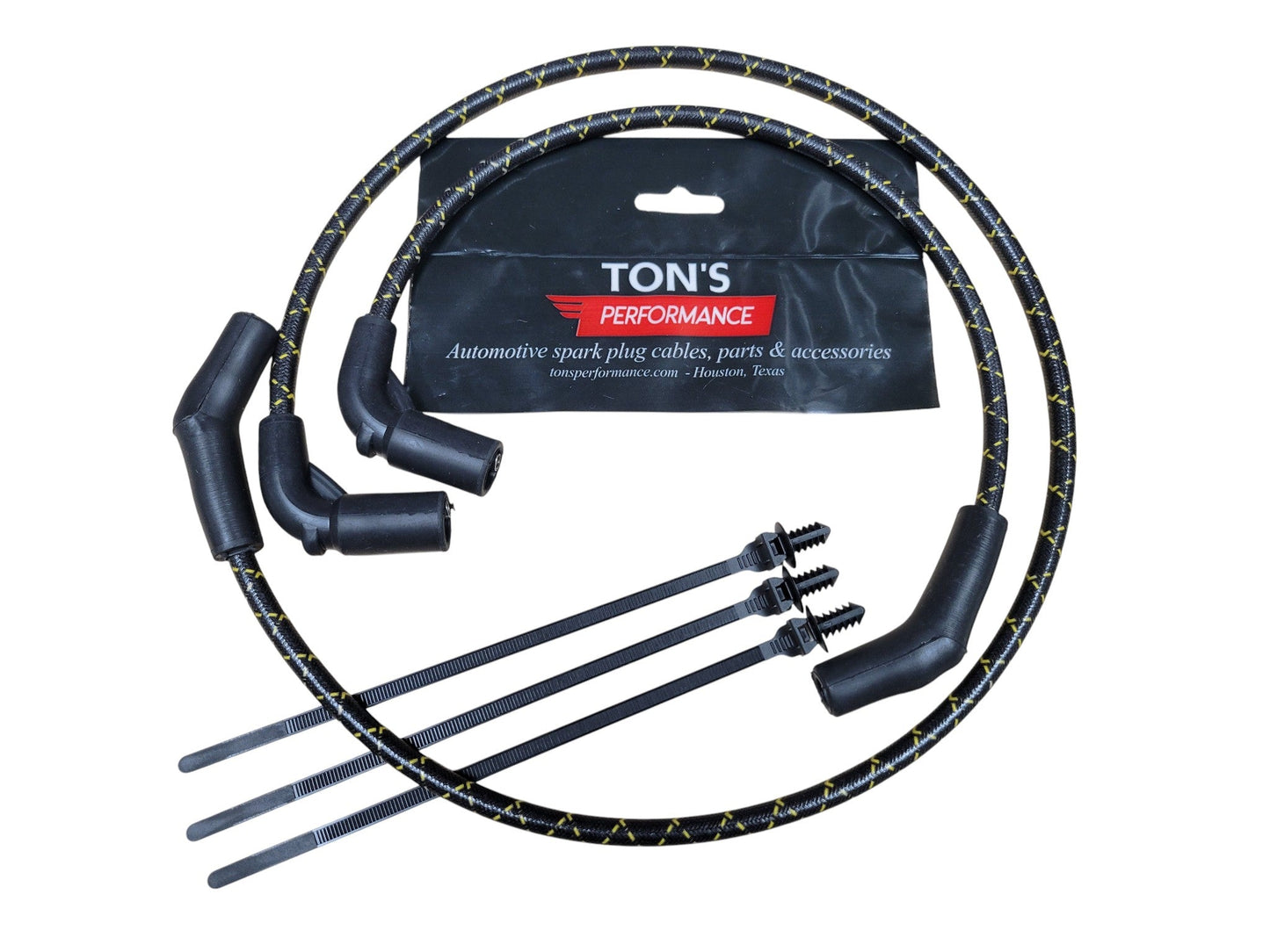 Cloth Braided Replacement 8mm Plug Wires Harley FLT FLHT FLHR FLTR 2009-2015