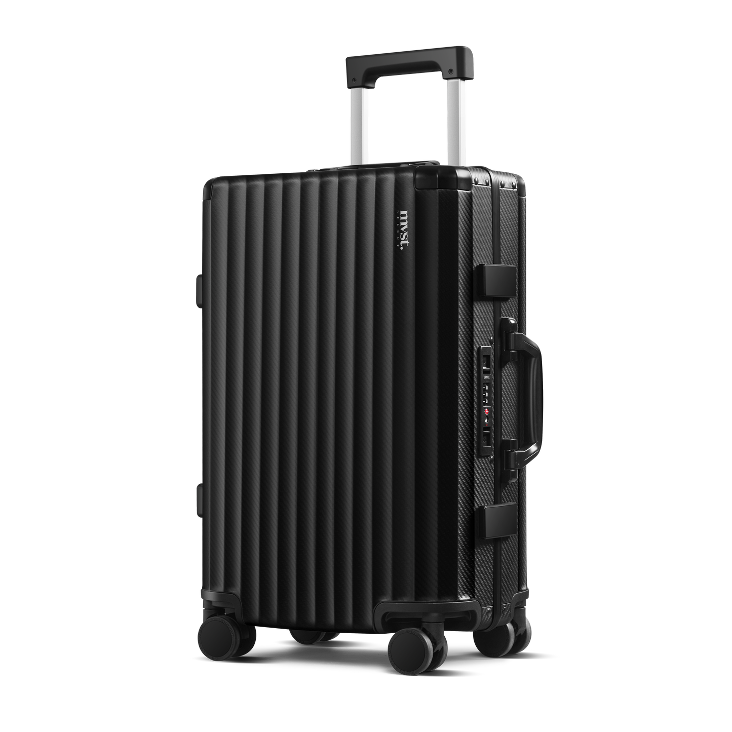 SPACE Aluminum Suitcase Black