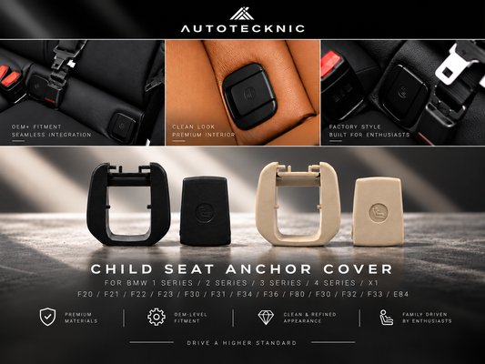 AutoTecknic ISOFIX Child Seat Anchor Cover - BMW F80 M3 | F2X | F3X | E84