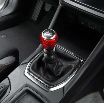 JDMuscle 22-24 Subaru WRX Tanso Dry Carbon Fiber Shift Knob Surround Cover - Return
