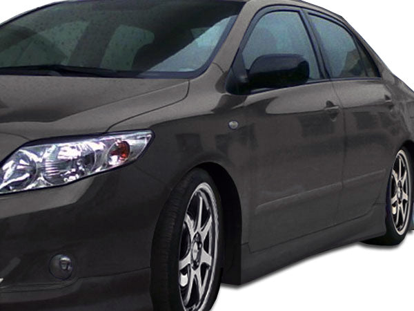 Extreme Dimensions Duraflex GT Sport Side Skirts Compatible With 2009-2013 Toyota Corolla - 2 Piece - 104599