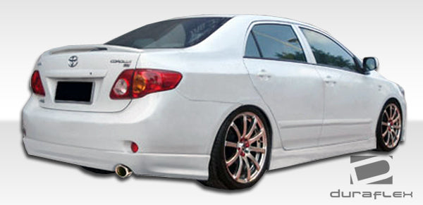 Extreme Dimensions Duraflex GT Sport Side Skirts Compatible With 2009-2013 Toyota Corolla - 2 Piece - 104599