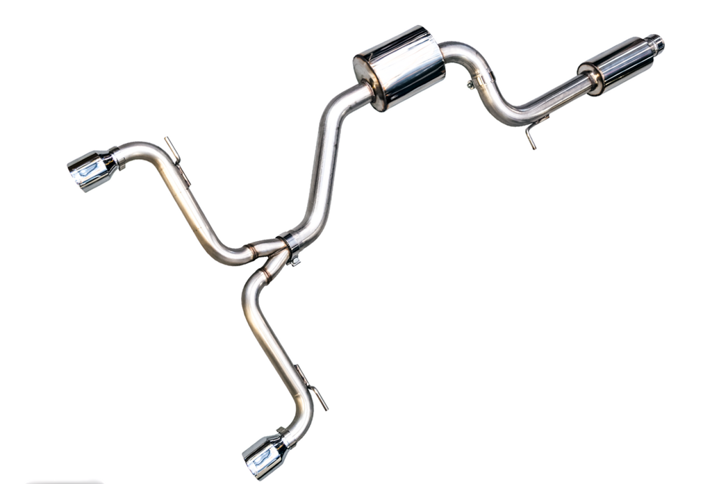 AWE Tuning Touring Edition Exhaust for VW MK7 GTI - Chrome Silver Tips 3015-32046