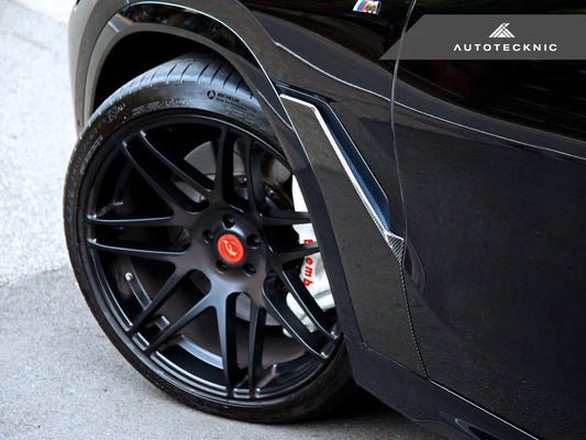 AutoTecknic Dry Carbon Fiber Fender Trim Set - BMW G06 X6