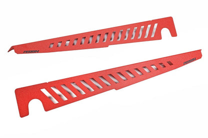 Perrin [22-25 WRX] Fender Shroud Set - Red | PSP-ENG-551RD