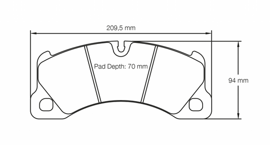 PAGID Racing Pagid Racing 4917 RSL29 Compound Brake Pads 4917-RSL29