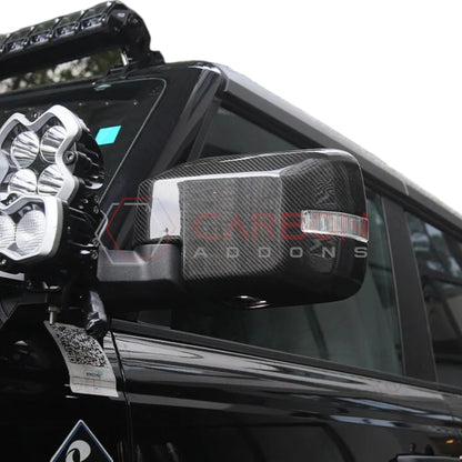 2021+ Bronco Real Carbon Fiber Mirror Cap Cover with Turn Signal