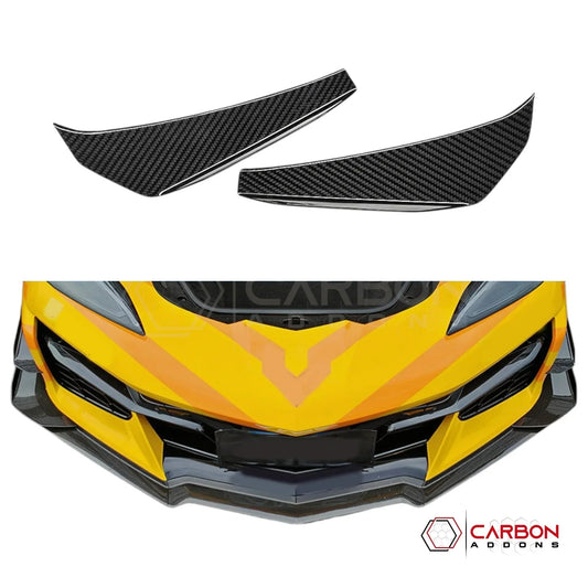 C8 Corvette Z06 / ERay Real Carbon Fiber Upper Canards
