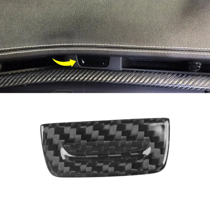 C8 Corvette Glove Box Switch Cover – Real Dry Carbon Fiber (Stingray / Z06 / E-Ray / ZR1, 2020-2026)