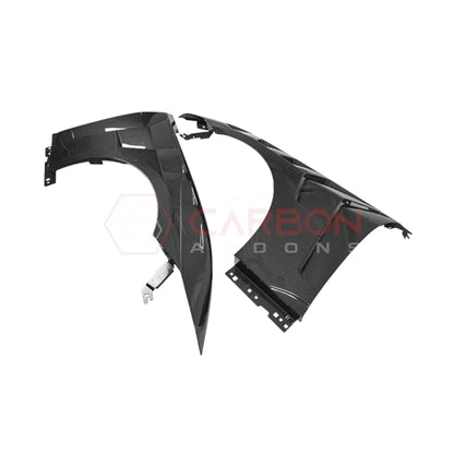 GTD-Style Carbon Fiber Front Fenders for 2024+ Ford Mustang (V1)