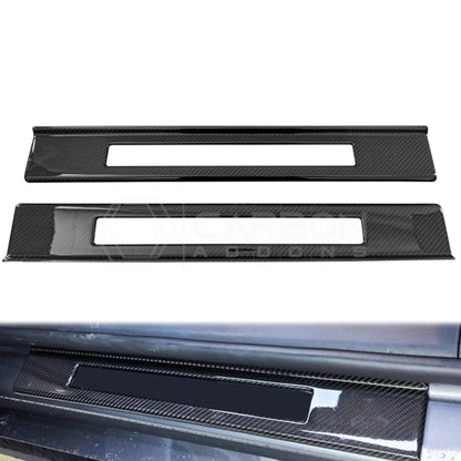 2024+ S650 Mustang Hard Carbon Fiber Door Sills Trim Cover
