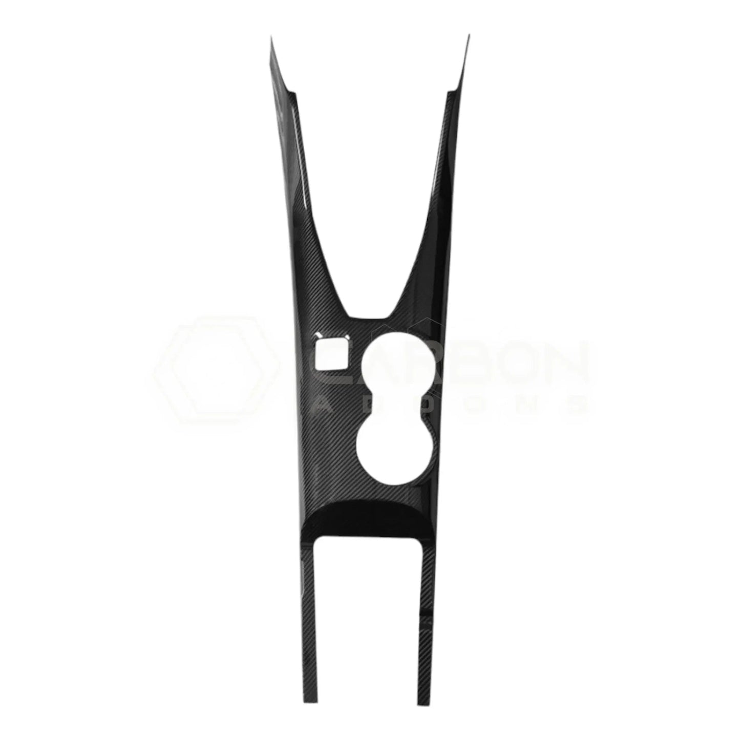 Real Carbon Fiber Center Console Trim Cover for 2024+ Ford Mustang