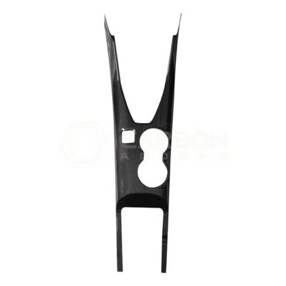 Real Carbon Fiber Center Console Trim Cover for 2024+ Ford Mustang