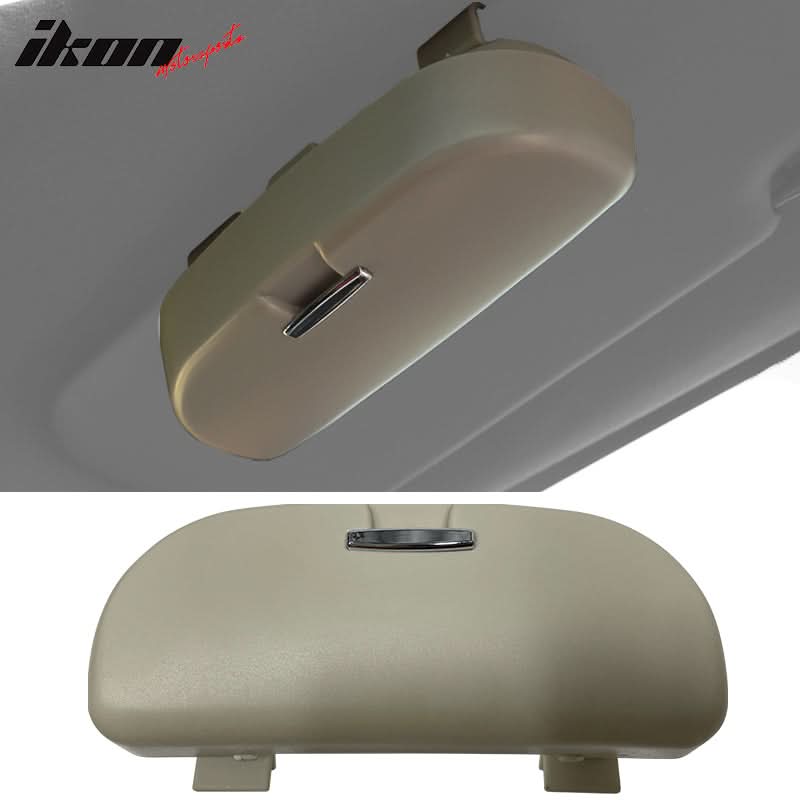 Universal Black Auto Car Sunglasses Holder Organizer Sun Visor Box ABS