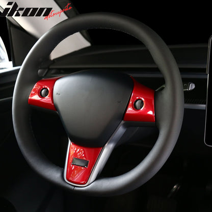 2017-2023 Tesla 3 & 20-23 Y Steering Wheel Trim ABS