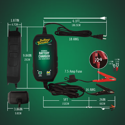 Power Tender® 3 Amp 12V/6V Battery Charger and Maintainer