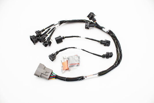1.8T Injector Tuck Harness v2 w/ IAT, and CAM Leads | Plug n Play | VW  GTI Jetta Golf | Audi TT