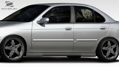 Extreme Dimensions Duraflex Evo 5 Side Skirts Compatible With 2000-2006 Nissan Sentra - 2 Piece - 100151