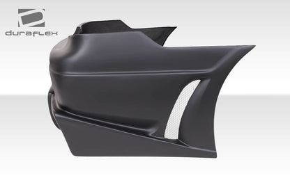 Extreme Dimensions Duraflex Bomber Rear Bumper Cover Compatible With 2001-2005 Honda Civic - 1 Piece - 100230