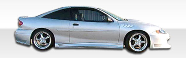 Extreme Dimensions Duraflex Racer Side Skirts Compatible With 1995-2005 Chevrolet Cavalier - 2 Piece - 100423