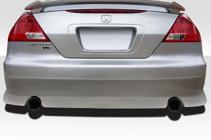 Extreme Dimensions Duraflex V-Speed Rear Bumper Cover Compatible With 2003-2007 Honda Accord - 1 Piece - 100436