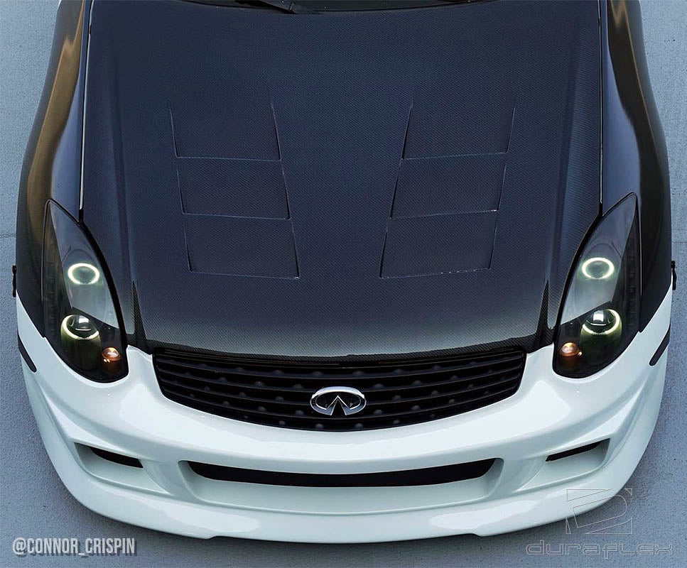 Extreme Dimensions Duraflex Type G Front Bumper Cover Compatible With 2003-2007 Infiniti G Coupe - 1 Piece - 100460