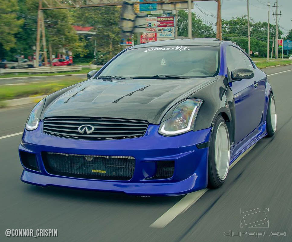 Extreme Dimensions Duraflex Type G Front Bumper Cover Compatible With 2003-2007 Infiniti G Coupe - 1 Piece - 100460