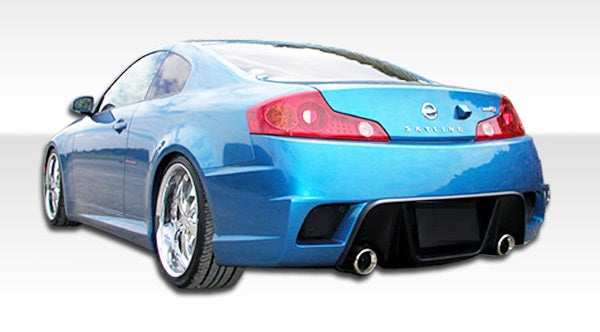 Extreme Dimensions Duraflex K-1 Rear Bumper Cover Compatible With 2003-2007 Infiniti G Coupe - 1 Piece - 100466