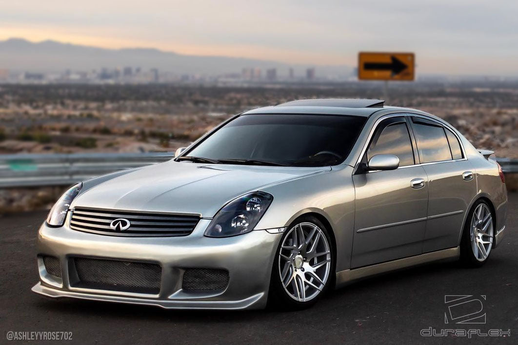 Extreme Dimensions Duraflex GT Competition Front Bumper Cover Compatible With 2003-2004 Infiniti G Sedan - 1 Piece - 100470