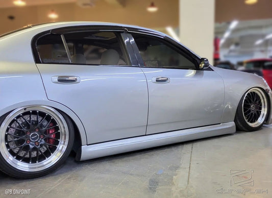 Extreme Dimensions Duraflex GT Competition Side Skirts Compatible With 2003-2004 Infiniti G Sedan - 2 Piece - 100472