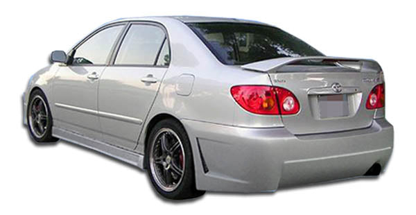 Extreme Dimensions Duraflex B-2 Rear Bumper Cover Compatible With 2003-2008 Toyota Corolla - 1 Piece - 100533