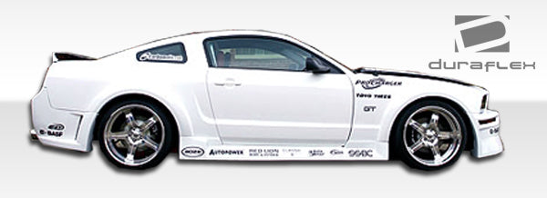 Extreme Dimensions Duraflex Circuit Wide Body Rear Fender Flares Compatible With 2005-2009 Ford Mustang - 2 Piece - 100655