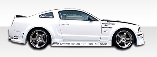 Extreme Dimensions Duraflex Circuit Wide Body Side Skirts Rocker Panels Compatible With 2005-2014 Ford Mustang - 2 Piece - 100656