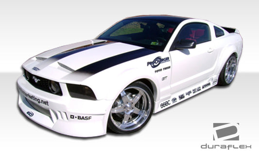 Extreme Dimensions Duraflex Circuit Wide Body Side Skirts Rocker Panels Compatible With 2005-2014 Ford Mustang - 2 Piece - 100656