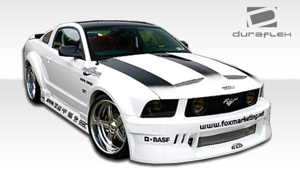 Extreme Dimensions Duraflex Circuit Wide Body Side Skirts Rocker Panels Compatible With 2005-2014 Ford Mustang - 2 Piece - 100656