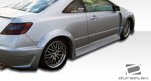 Extreme Dimensions Duraflex Circuit Wide Body Rear Fender Flares Compatible With 2006-2011 Honda Civic - 2 Piece - 100679