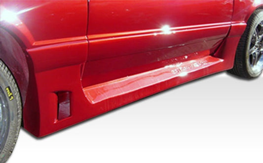 Extreme Dimensions Duraflex GTX Side Skirts Compatible With 1979-1993 Ford Mustang - 2 Piece - 100745