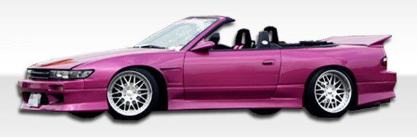 Extreme Dimensions Duraflex V-Speed Side Skirts Compatible With 1989-1994 Nissan 240SX - 2 Piece - 100887