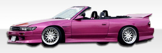 Extreme Dimensions Duraflex V-Speed Side Skirts Compatible With 1989-1994 Nissan 240SX - 2 Piece - 100887
